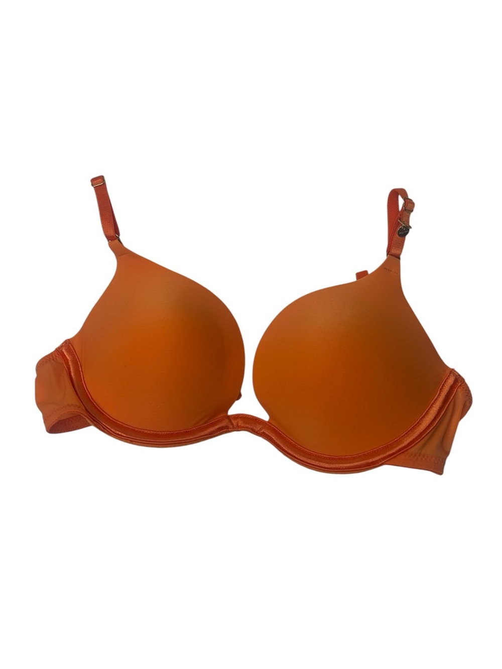Victoria’s Secret padded push up Orange Bra 32B - Smooth Molded Cups